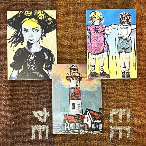 'Children's Series' Set of 3 Greeting Cards