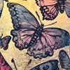 'Golden Butterflies' Velvet Cushion By Bromley Studio, 60 x 60cm
