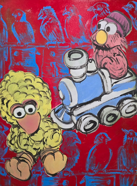 All Board With Baby Elmo & Big Bird