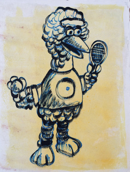 Big Bird Plays Tennis