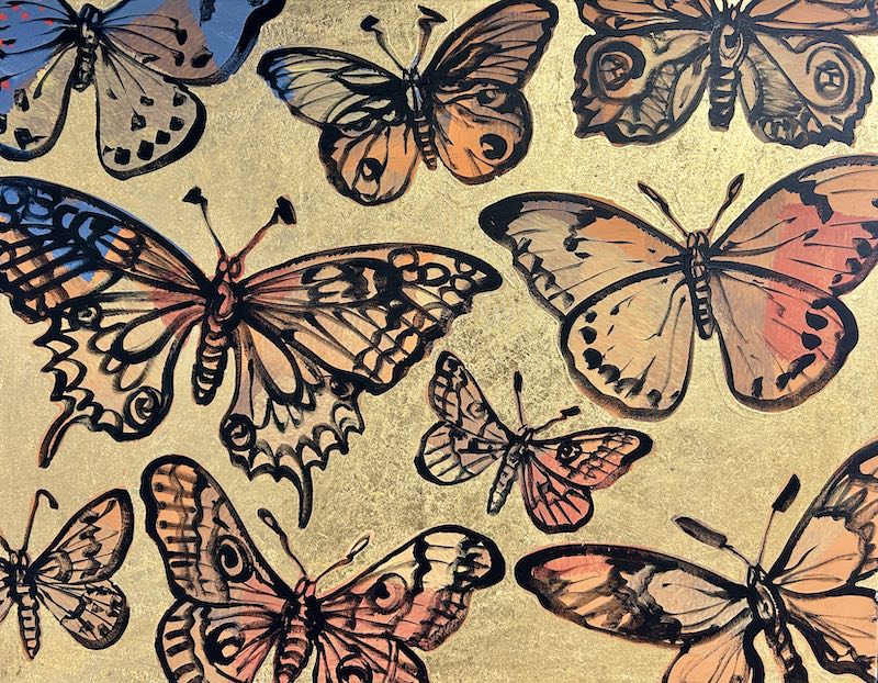 Butterflies at Sunset