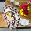 'DRUMMER COOKIE MONSTER' LINEN TEA TOWEL BY DAVID BROMLEY