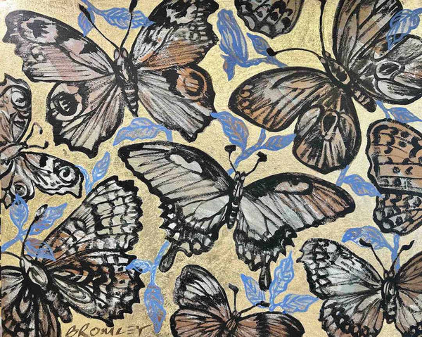 Golden Butterflies I