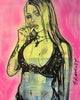 'Emily 6' David Bromley. Acrylic on canvas. 146 cm x 114 cm.