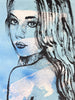 Laura On Blue