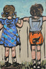 Two Kids Over The Fence