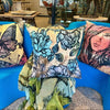 'Roses II' Linen Cushion by Bromley Studio. 60 x 60cm