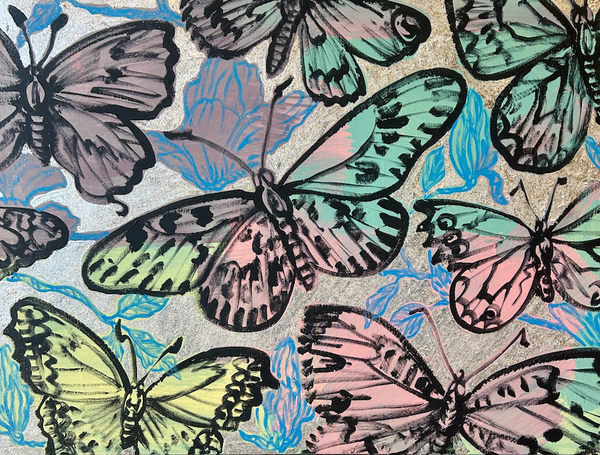Pastel Butterflies II