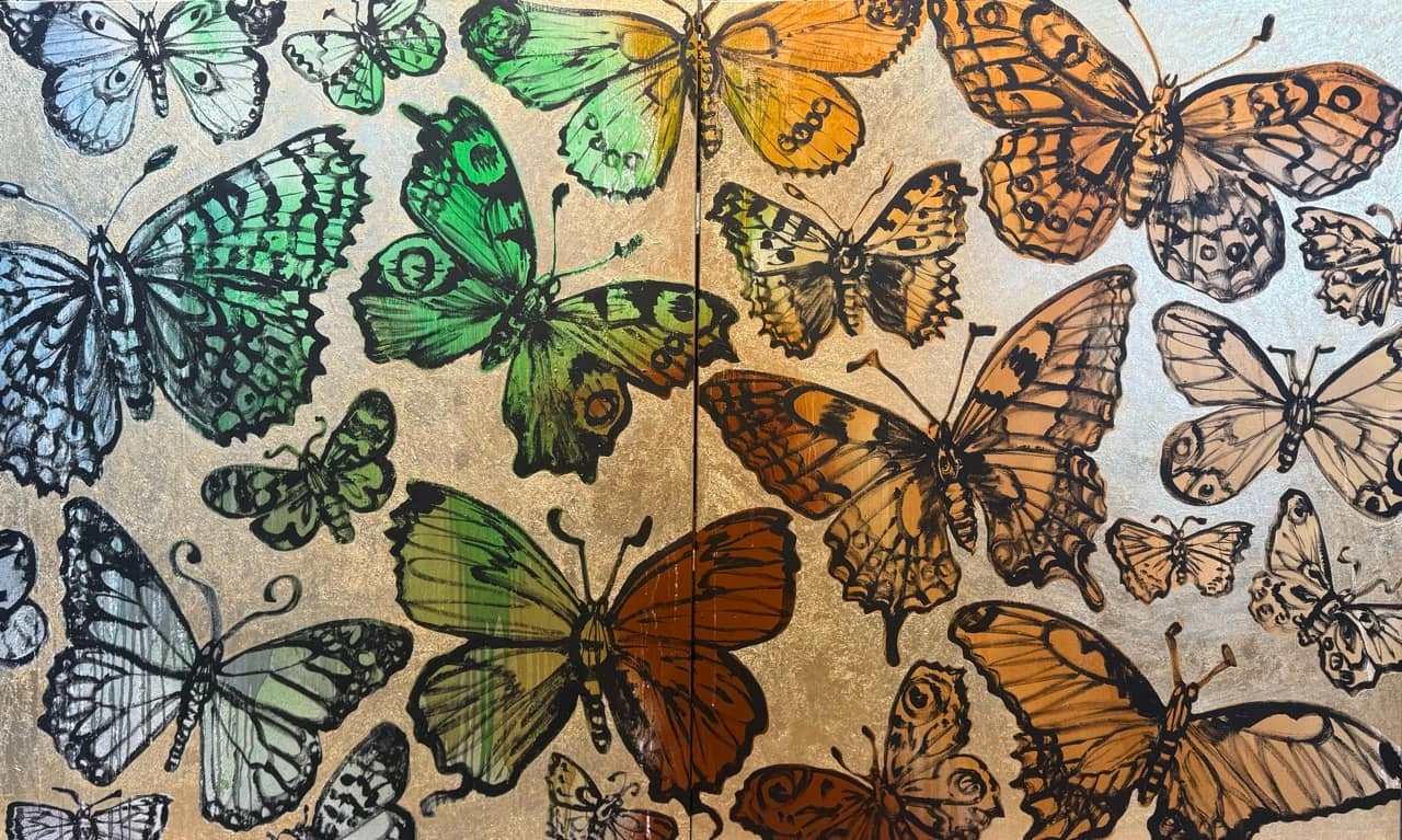 Sunset Butterflies